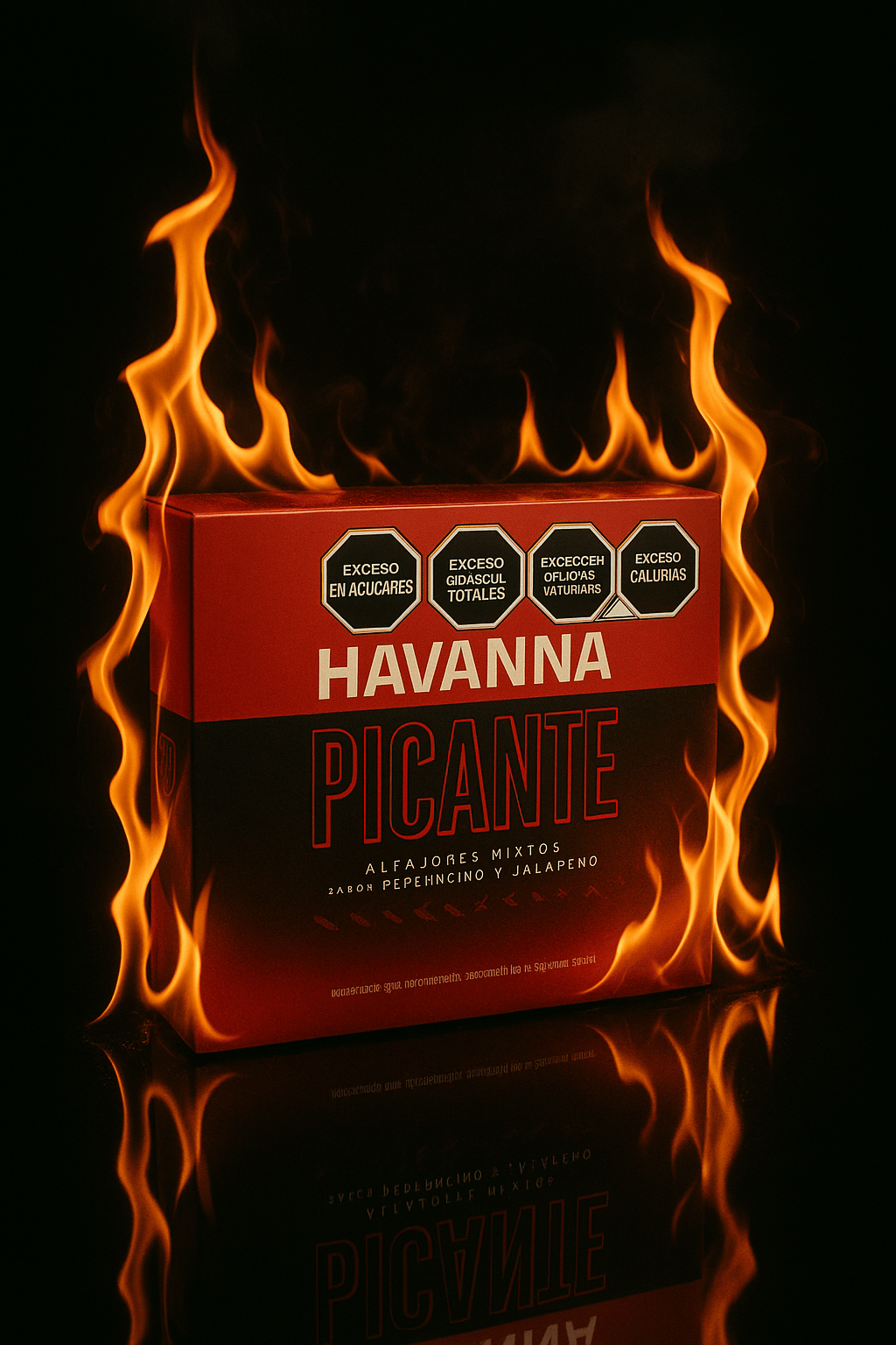 Havanna Picante con efectos de fuego